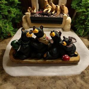 Big Sky Carvers Bearfoots Sled Team Figurine LTD Edition Jeff Fleming 0101/4745
